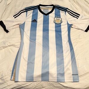 Adidas 2013-2015 Argentina Home Football/Soccer Jersey